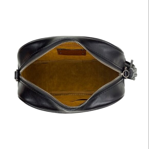 NEW PATRICIA NASH JOSIE Crossbody Bag BLACK Leather Shoulder Handbag Fall Winter - Picture 8 of 9